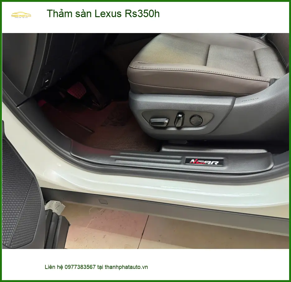 Anh Khang thay thảm sàn Lexus Rs350h để nội thất xe luôn sạch đẹp tại Thủ Đức ảnh thực tế 2