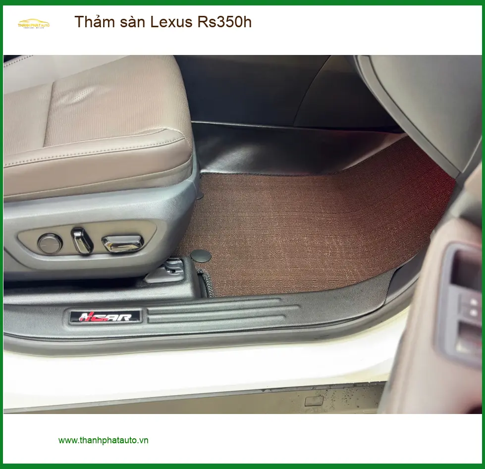 Anh Khang thay thảm sàn Lexus Rs350h để nội thất xe luôn sạch đẹp tại Thủ Đức ảnh thực tế 3