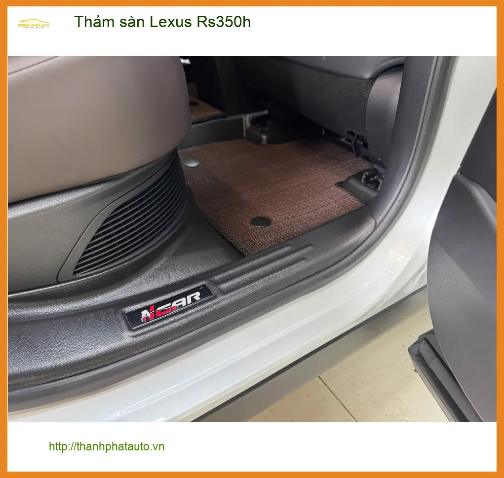 Anh Khang thay thảm sàn Lexus Rs350h để nội thất xe luôn sạch đẹp tại Thủ Đức ảnh thực tế 4