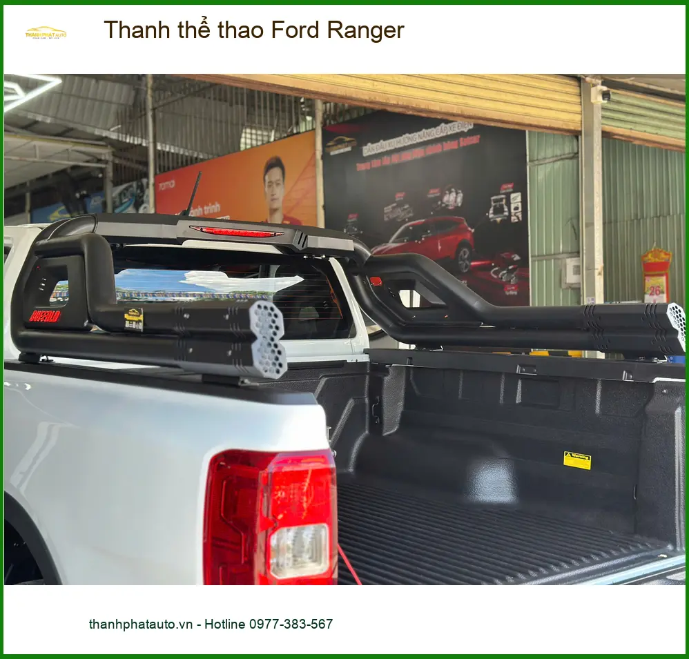 Anh Tùng lắp thanh thể thao Ford Ranger tại Quận Thủ Đức để xe trông cứng cáp hơn ảnh thực tế 2