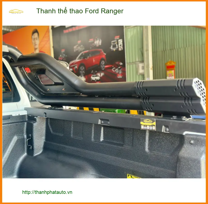 Anh Tùng lắp thanh thể thao Ford Ranger tại Quận Thủ Đức để xe trông cứng cáp hơn ảnh thực tế 3
