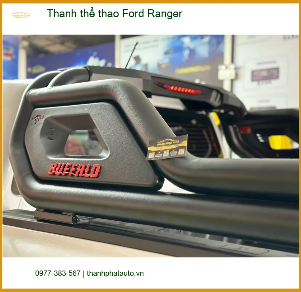 Anh Tùng lắp thanh thể thao Ford Ranger tại Quận Thủ Đức để xe trông cứng cáp hơn ảnh thực tế 4