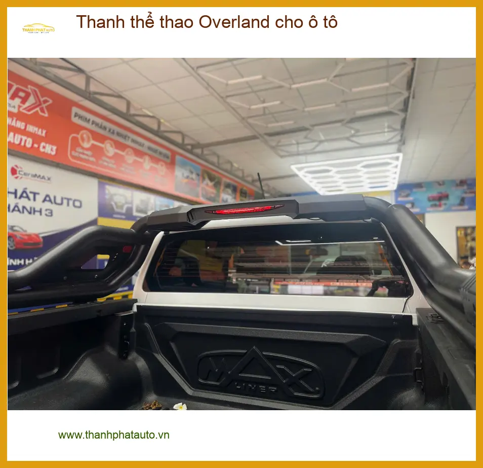 Anh Kiên lắp Thanh thể thao Overland cho Isuzu D-Max tại Thủ Đức để xe cứng cáp hơn ảnh thực tế 2