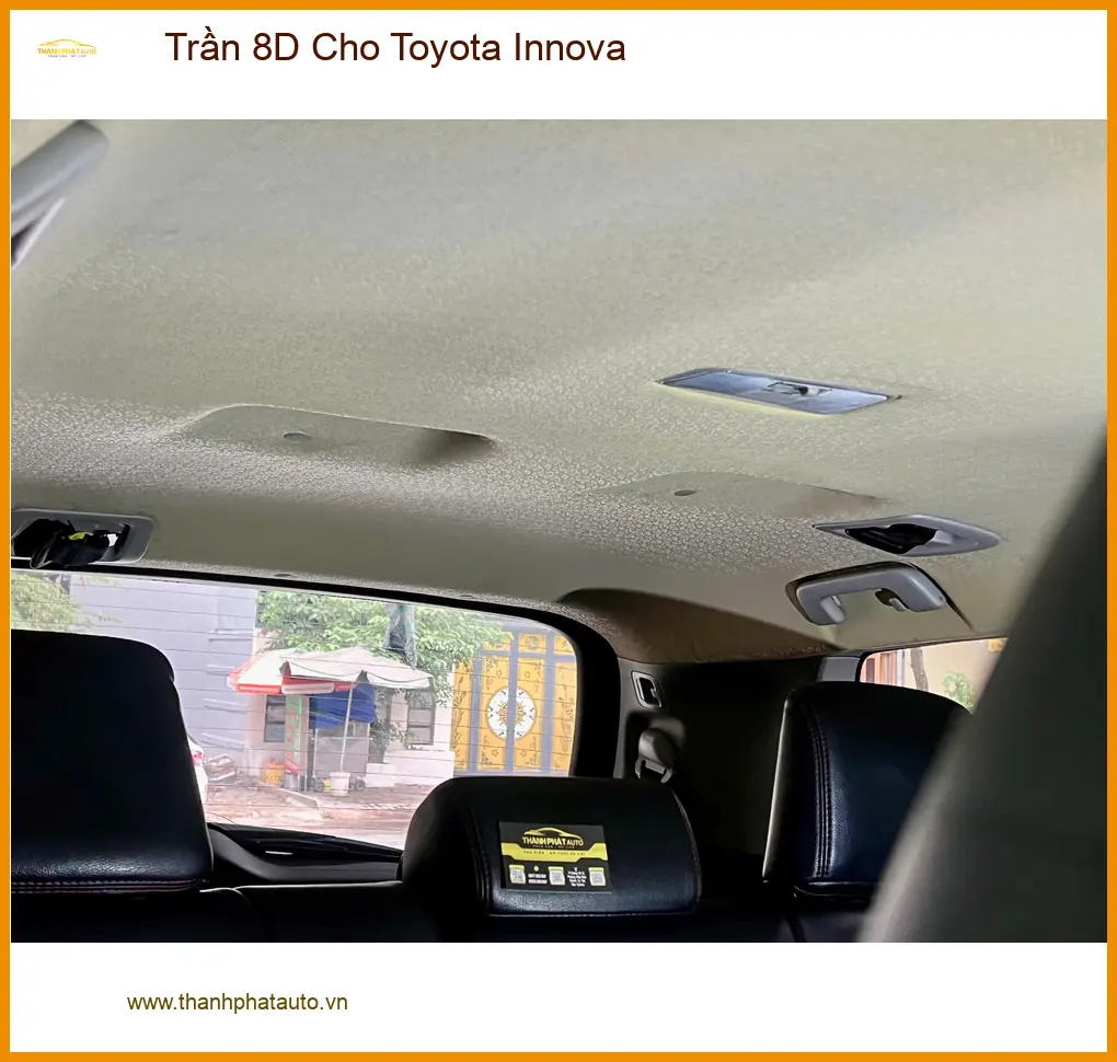 Anh Khải bọc Trần 8D cho Toyota Innova Quận 4 muốn nội thất sang trọng hơn ảnh thực tế 2