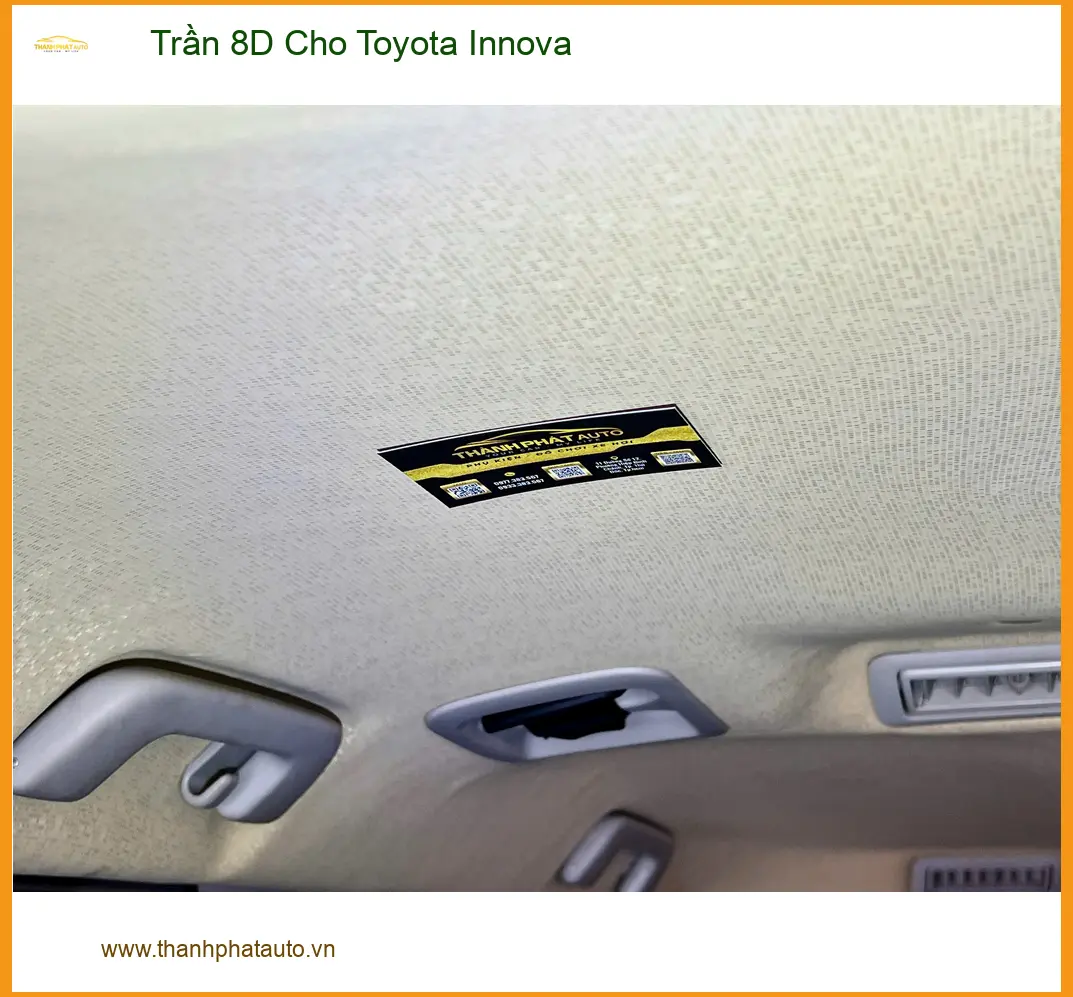 Anh Khải bọc Trần 8D cho Toyota Innova Quận 4 muốn nội thất sang trọng hơn ảnh thực tế 4