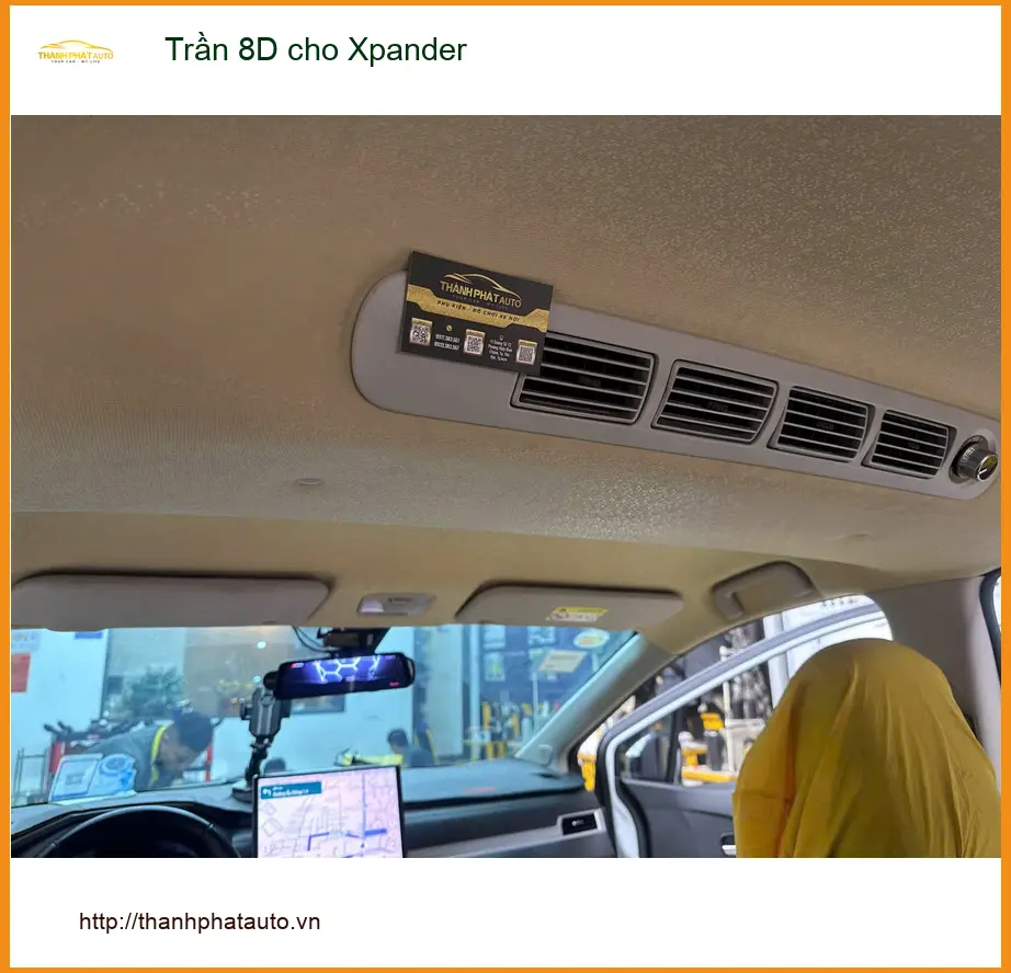 Anh Kiệt bọc Trần 8D cho Xpander tại Thủ Đức để nội thất xe thêm sang trọng ảnh thực tế 2