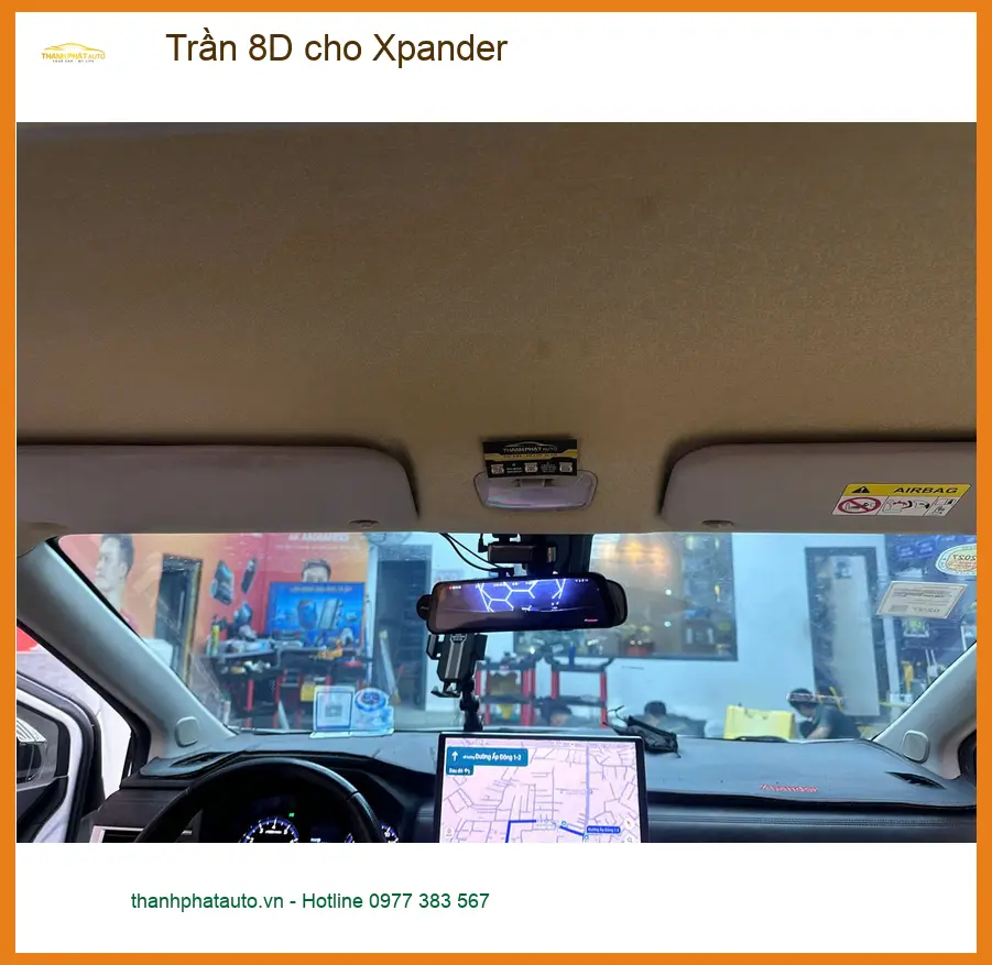 Chị An bọc Trần 8D cho Mitsubishi Xpander tại Hóc Môn để nội thất thêm đẳng cấp