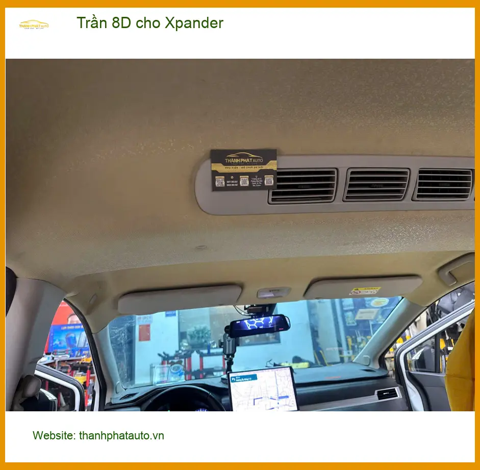 Chị An bọc Trần 8D cho Mitsubishi Xpander tại Hóc Môn để nội thất thêm đẳng cấp ảnh thực tế 2