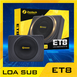Loa Sub ET8 Zestech Chính Hãng – Bass Gọn, Mạnh Cho Xe Ô Tô