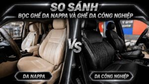 So sánh ghế da công nghiệp và ghế da nappa