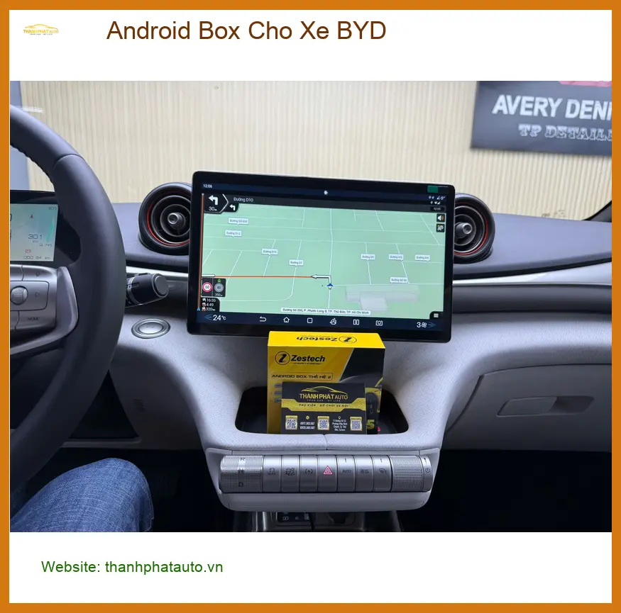 Anh Tùng lắp Android Box cho BYD Atto 3 tại Quận 7 để tối ưu hóa giải trí