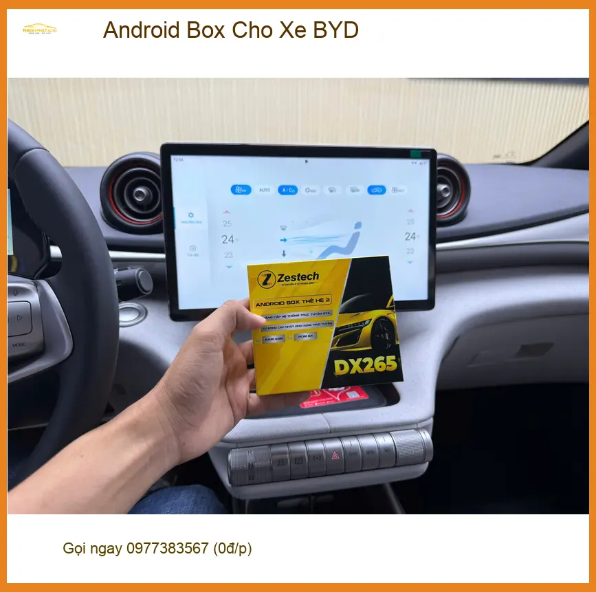 Anh Tùng lắp Android Box cho BYD Atto 3 tại Quận 7 để tối ưu hóa giải trí ảnh thực tế 5