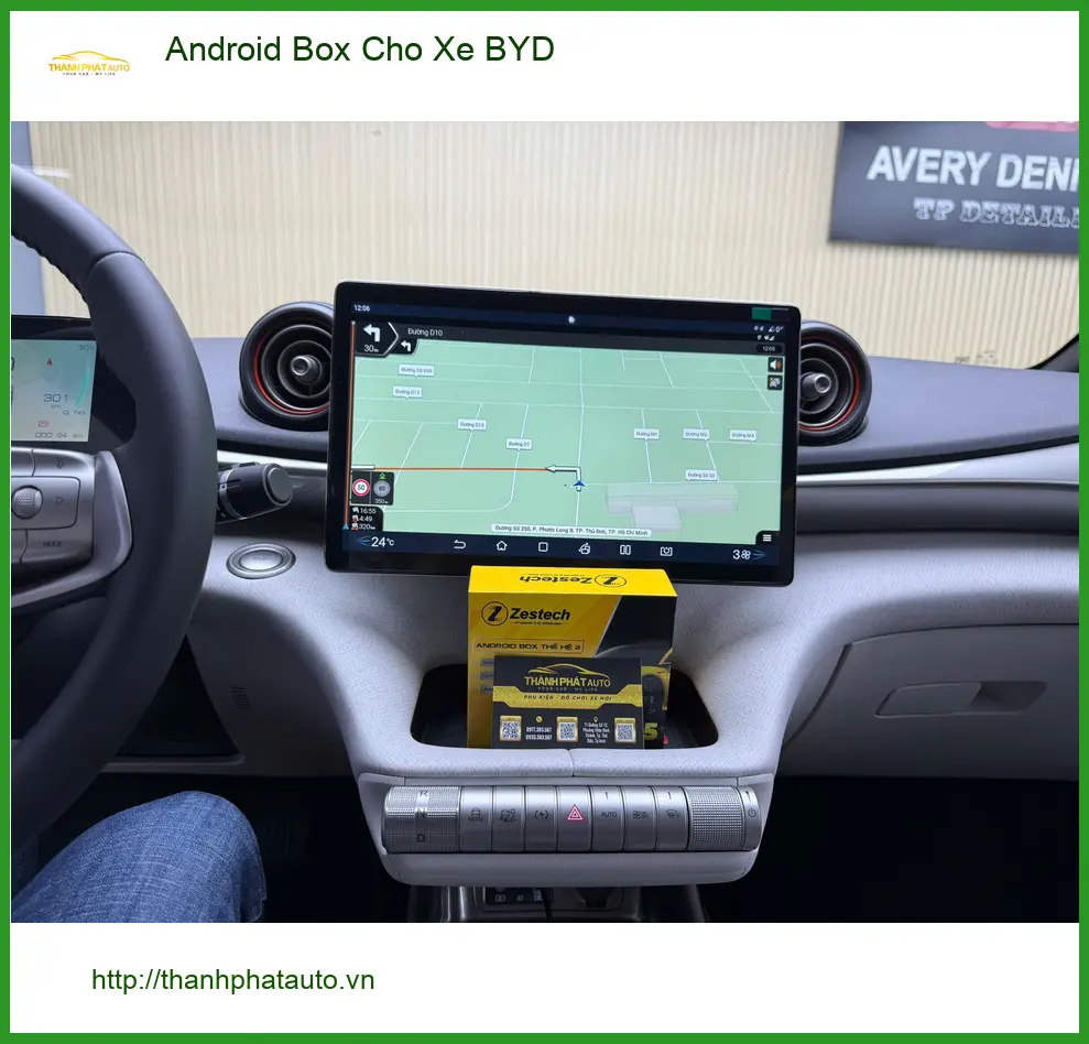 Anh Hưng lắp Android Box cho xe BYD tại Quận 12 để xem YouTube chờ đón con ảnh thực tế 2