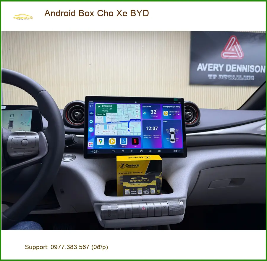 Chị Thảo lắp Android Box cho xe BYD tại Quận 2 để nâng tầm trải nghiệm giải trí ảnh thực tế 3