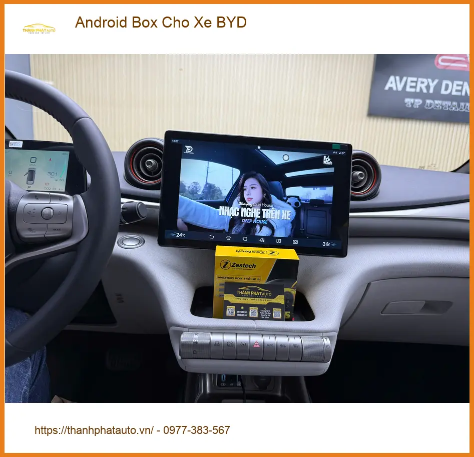 Chị Thảo lắp Android Box cho xe BYD tại Quận 2 để nâng tầm trải nghiệm giải trí ảnh thực tế 4