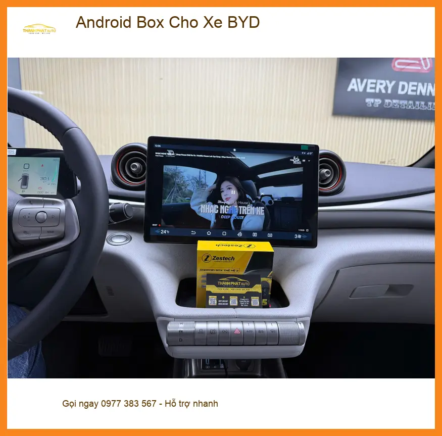 Chị Thảo lắp Android Box cho xe BYD tại Quận 2 để nâng tầm trải nghiệm giải trí ảnh thực tế 5