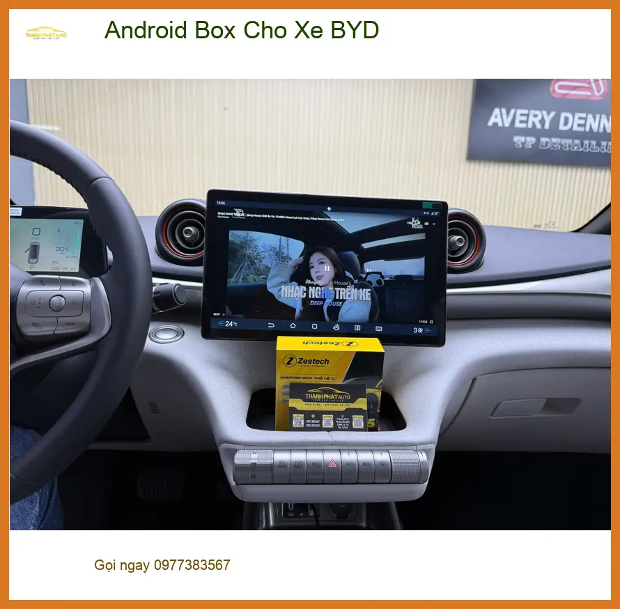 Anh Nhật lắp Android Box cho BYD Seal tại Củ Chi để giải trí đa dạng