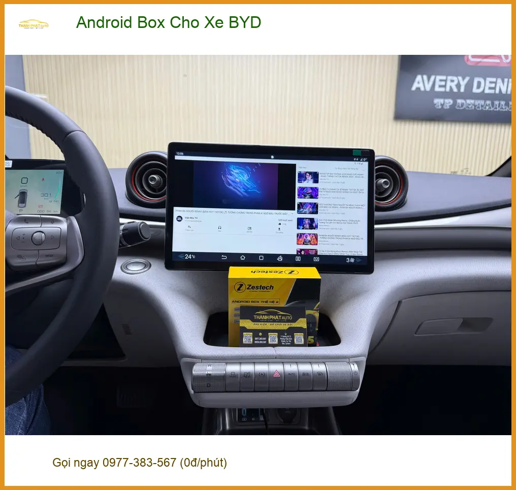 Anh Nhật lắp Android Box cho BYD Seal tại Củ Chi để giải trí đa dạng ảnh thực tế 5