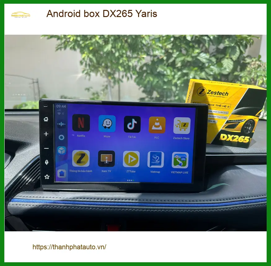 Anh Khải lắp Android box DX265 cho Toyota Yaris để tối ưu tiện ích giải trí tại Quận Bình Tân