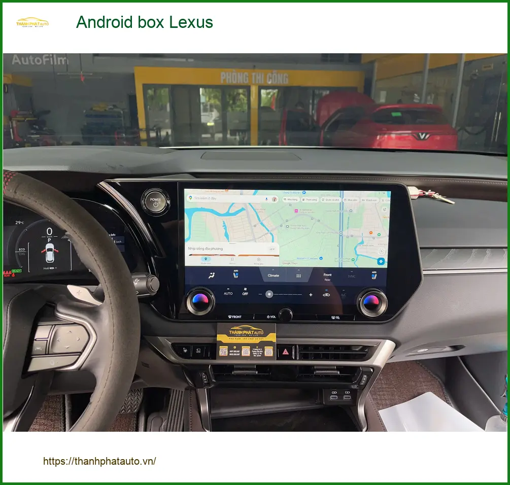 Anh Tấn lắp Android box Lexus ES 300h tại Quận 3, giải trí đa năng ảnh thực tế 3