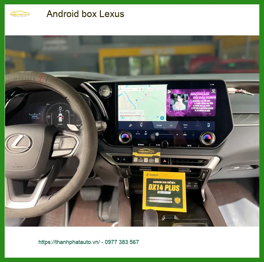 Anh Tấn lắp Android box Lexus ES 300h tại Quận 3, giải trí đa năng ảnh thực tế 4