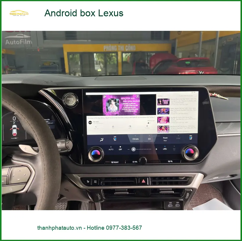 Anh Tấn lắp Android box Lexus ES 300h tại Quận 3, giải trí đa năng ảnh thực tế 5