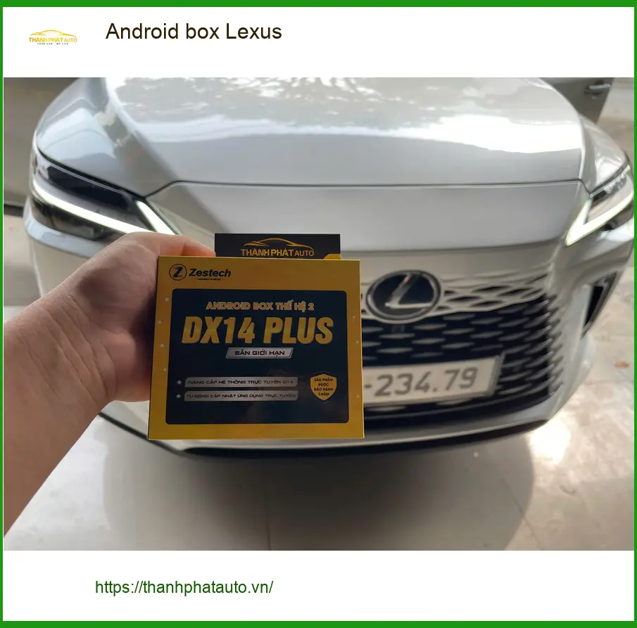Anh Hoàng Nam lắp Android Box cho Lexus ES250 tại Quận 9 để giải trí trên xe ảnh thực tế 5