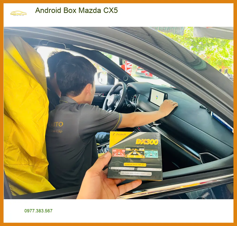 Anh Minh lắp Android Box Mazda CX5 Quận Tân Phú để nâng tầm giải trí ảnh thực tế 4