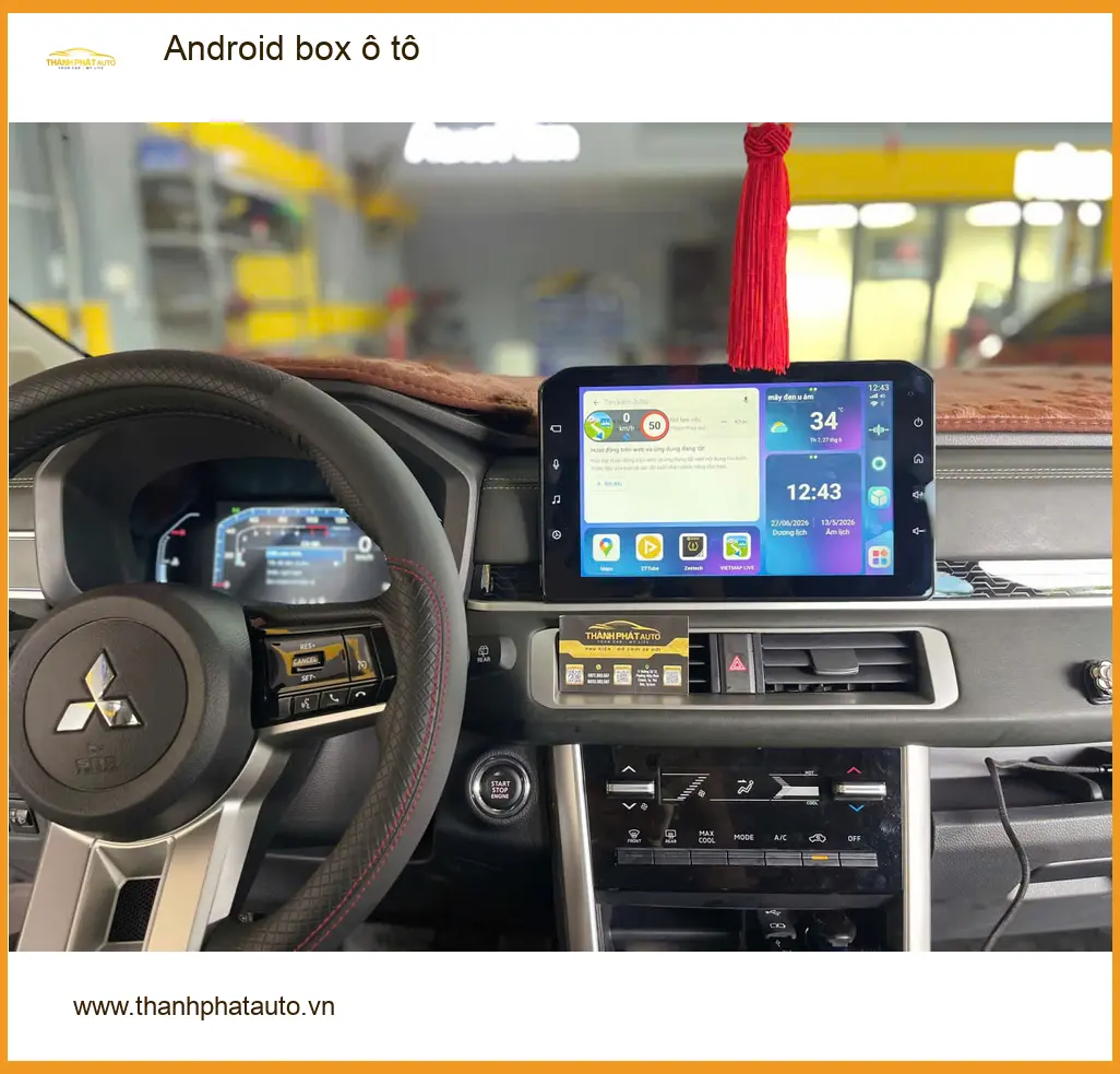 Anh Kiên lắp Android box ô tô cho Hyundai Accent tại Thủ Đức để giải trí khi lái ảnh thực tế 2