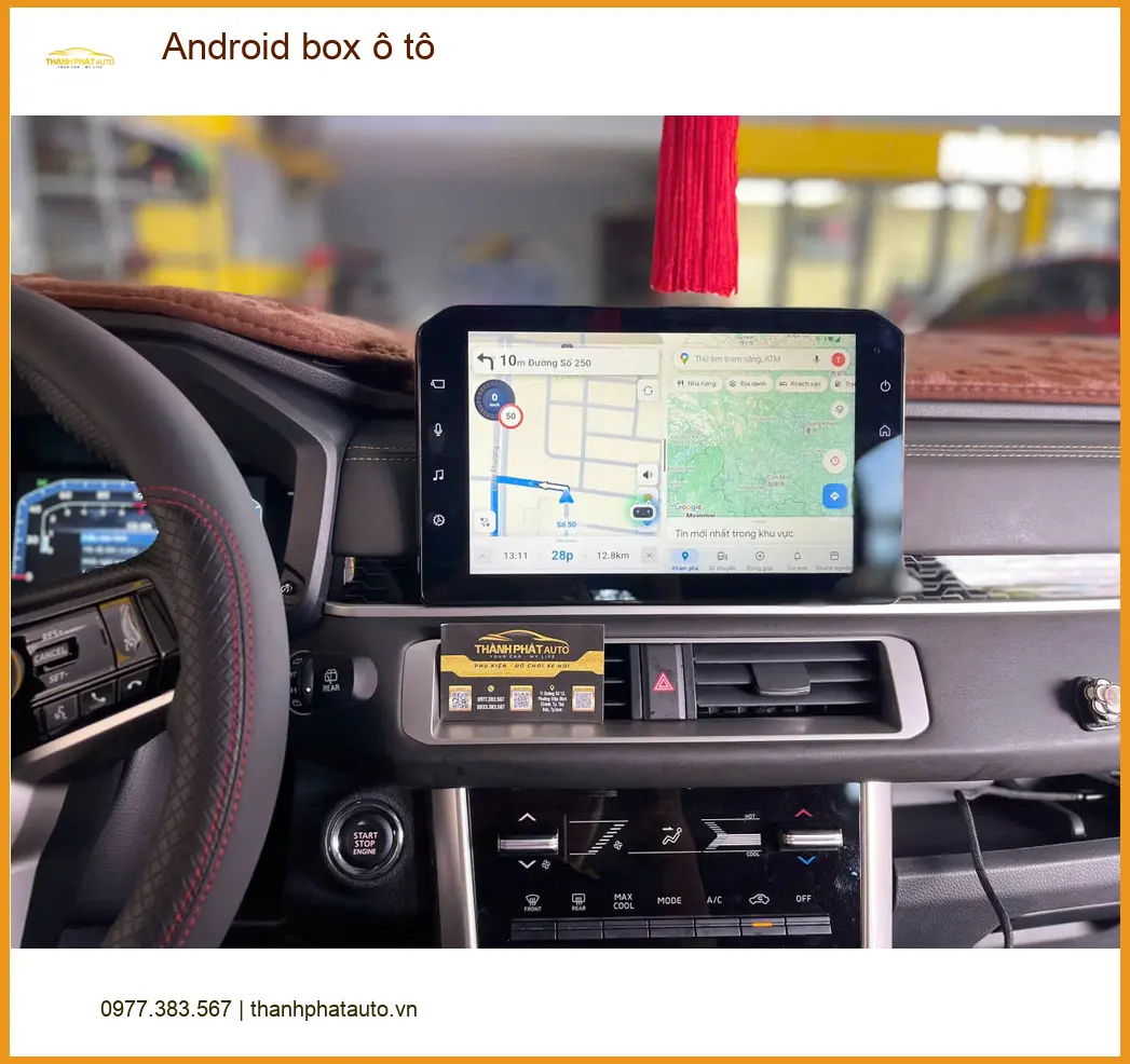 Anh Kiên lắp Android box ô tô cho Hyundai Accent tại Thủ Đức để giải trí khi lái ảnh thực tế 4