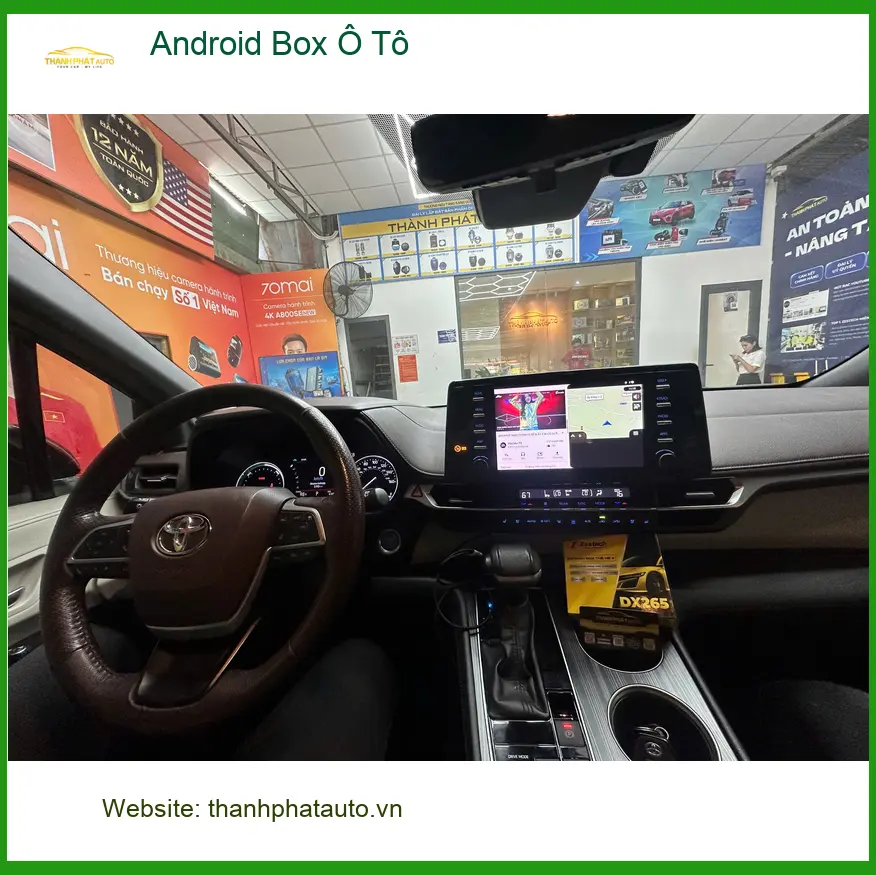 Chị Thư lắp Android Box Ô Tô cho Mazda CX-5 tại Quận 6 để giải trí trên xe