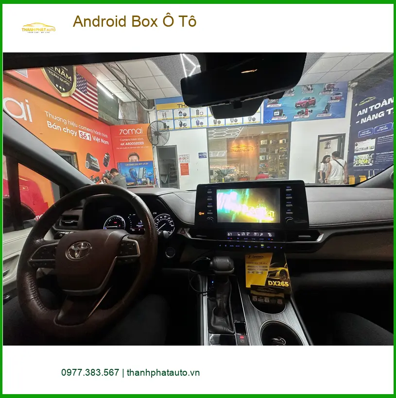 Chị Thư lắp Android Box Ô Tô cho Mazda CX-5 tại Quận 6 để giải trí trên xe ảnh thực tế 2