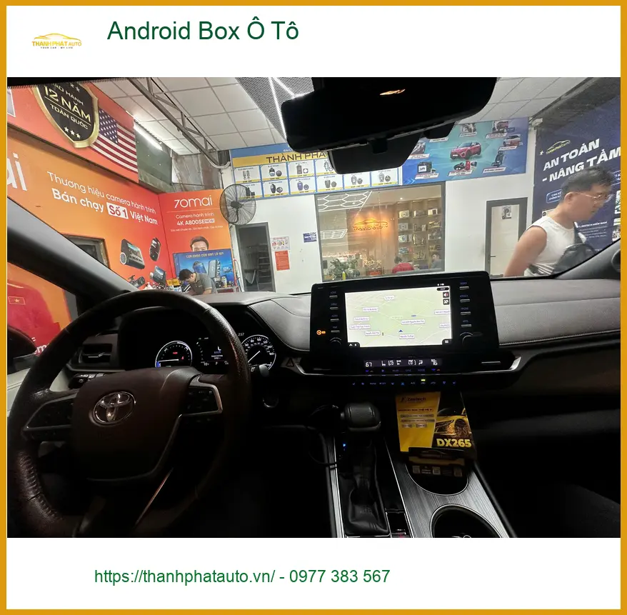 Chị Thư lắp Android Box Ô Tô cho Mazda CX-5 tại Quận 6 để giải trí trên xe ảnh thực tế 4