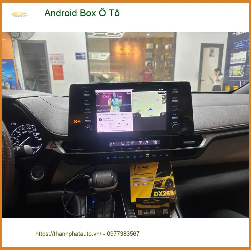 Anh Đăng lắp Android Box Ô Tô cho Honda CRV tại Quận 2 tiện lợi hơn ảnh thực tế 2