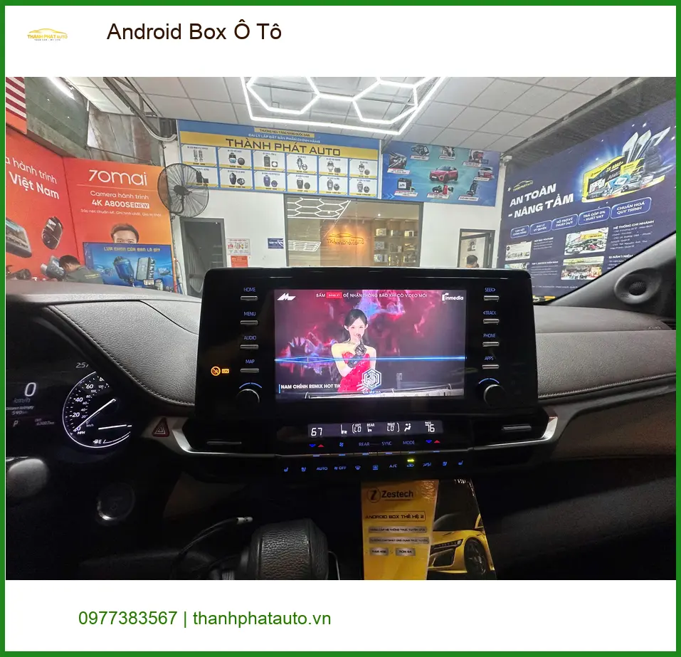Anh Đăng lắp Android Box Ô Tô cho Honda CRV tại Quận 2 tiện lợi hơn ảnh thực tế 5