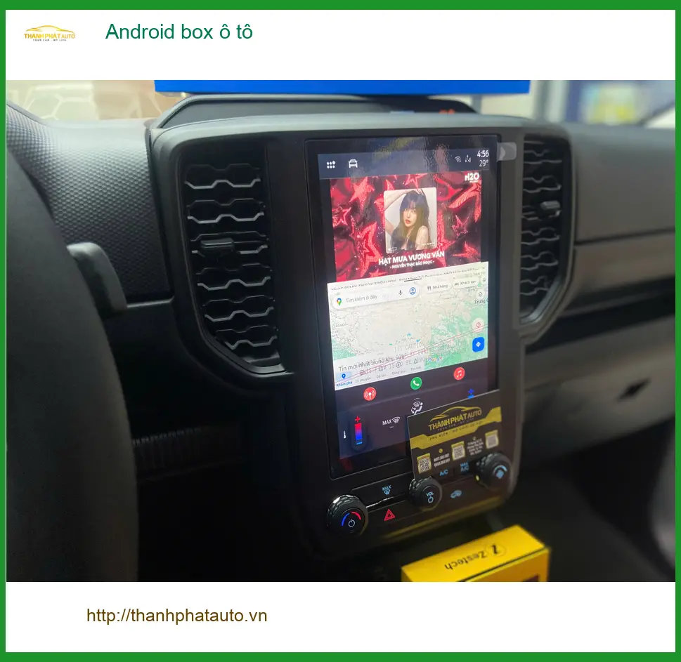 Chị Phượng nâng cấp Android box ô tô cho Kia Carnival tại Quận 8 để tối ưu giải trí ảnh thực tế 3