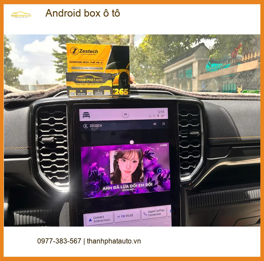 Anh Khải lắp Android box ô tô cho Toyota Corolla Cross tại Quận 6 để lái xe tiện nghi hơn. ảnh thực tế 2