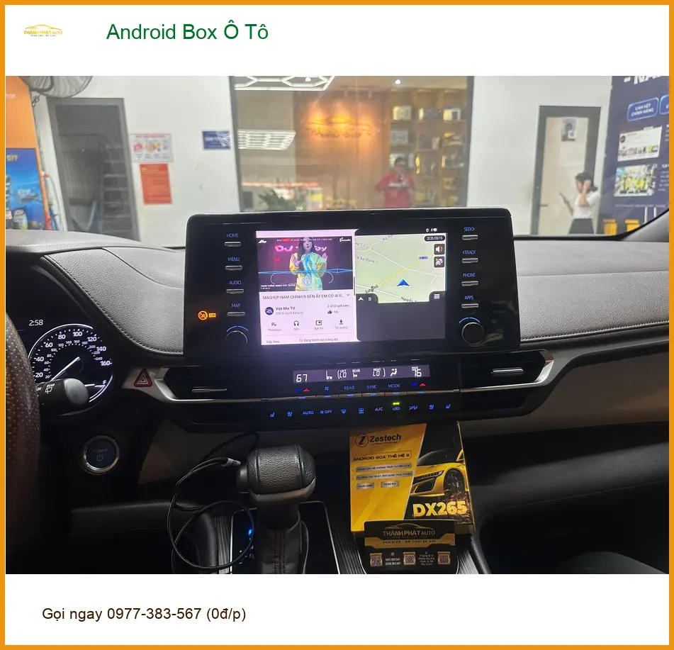 Địa chỉ Lắp Android Box Ô Tô Mazda CX-5 cho Anh Minh tại Quận Phú Nhuận ảnh thực tế 2