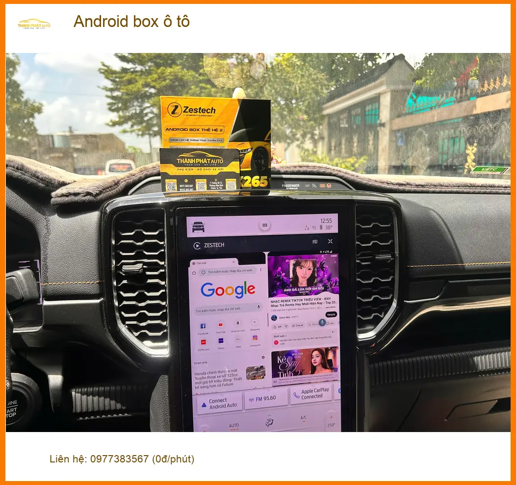 Anh Khải lắp Android box ô tô cho Toyota Corolla Cross tại Quận 6 để lái xe tiện nghi hơn. ảnh thực tế 3