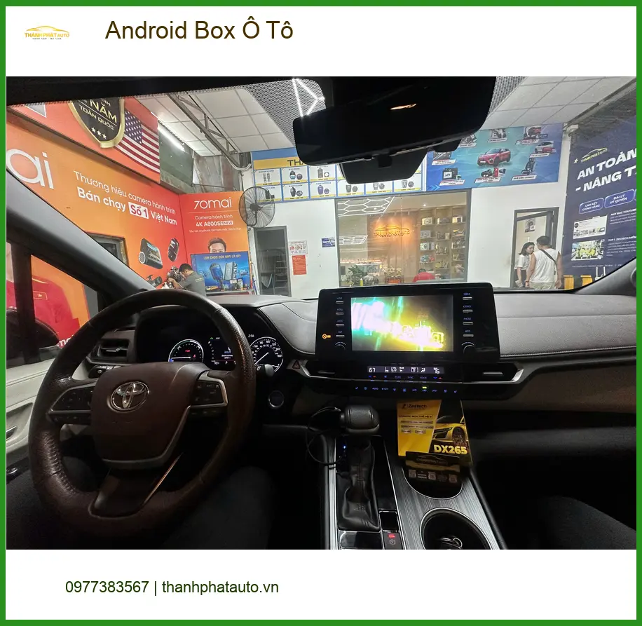 Anh Khải lắp Android Box Ô Tô cho Hyundai Accent ở Hóc Môn xem phim, dẫn đường ảnh thực tế 5