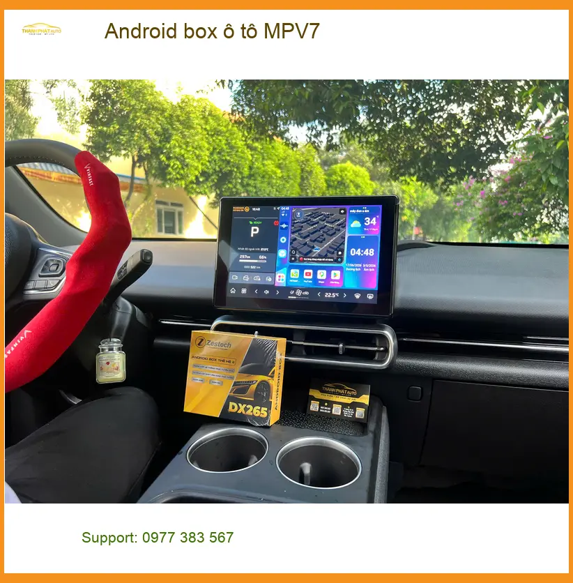Chị Thanh lắp Android box ô tô MPV7 cho Hyundai Stargazer tại Quận 12
