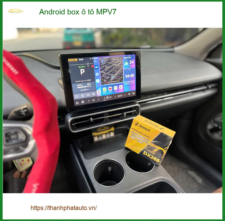 Chị Thanh lắp Android box ô tô MPV7 cho Hyundai Stargazer tại Quận 12 ảnh thực tế 4