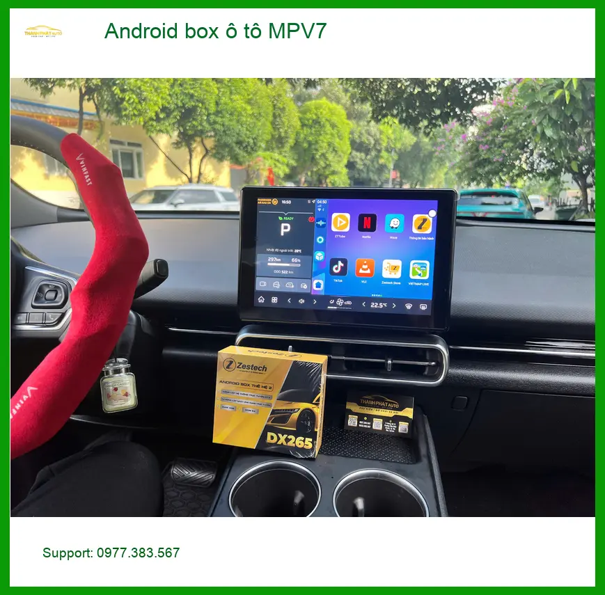 Anh Tùng lắp Android box ô tô MPV7 cho Suzuki XL7 tại Bình Chánh để con nhỏ không quấy