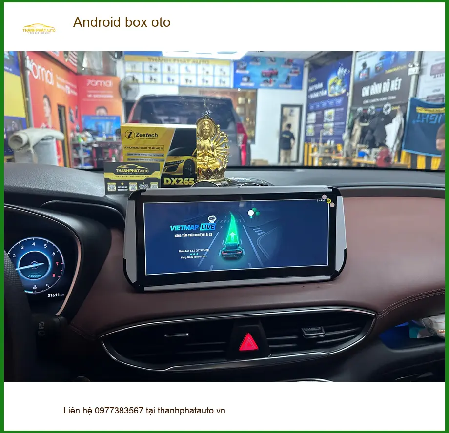 Cô Thanh lắp Android box oto cho Hyundai Accent tại Quận 6 giải trí ảnh thực tế 3