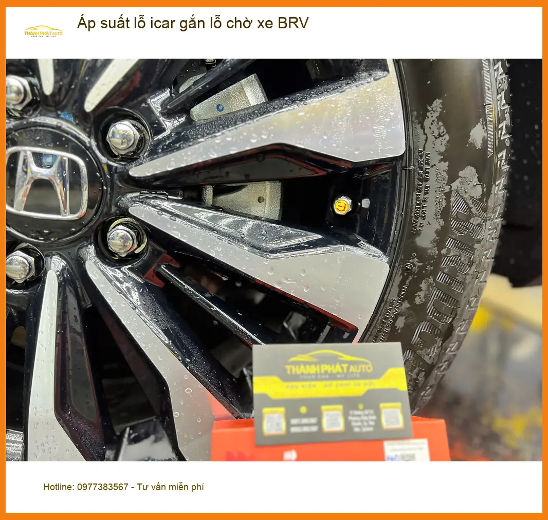 Anh Kiên lắp cảm biến áp suất lốp Icar gắn lỗ chờ BRV tại Quận Bình Tân ảnh thực tế 4