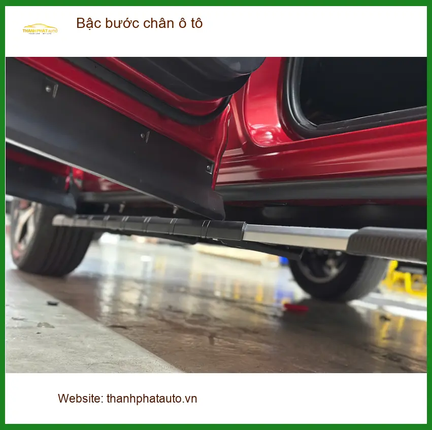 Anh Khải lắp bậc bước chân ô tô Mitsubishi Outlander Gò Vấp, hỗ trợ người lớn ảnh thực tế 4