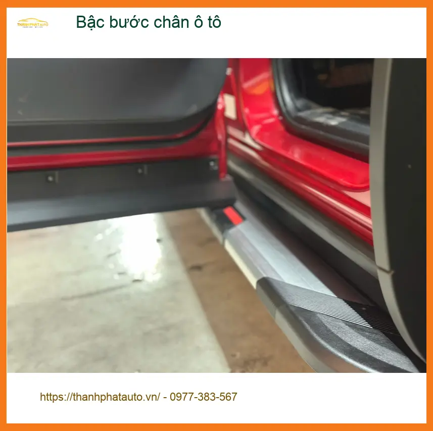Chị Thảo lắp bậc bước chân ô tô cho Hyundai Santa Fe tại Quận Huyện Hóc Môn ảnh thực tế 4