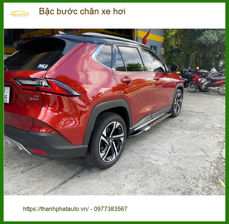 Chú Mạnh lắp bậc bước chân xe hơi cho Toyota Fortuner ở Củ Chi ảnh thực tế 2
