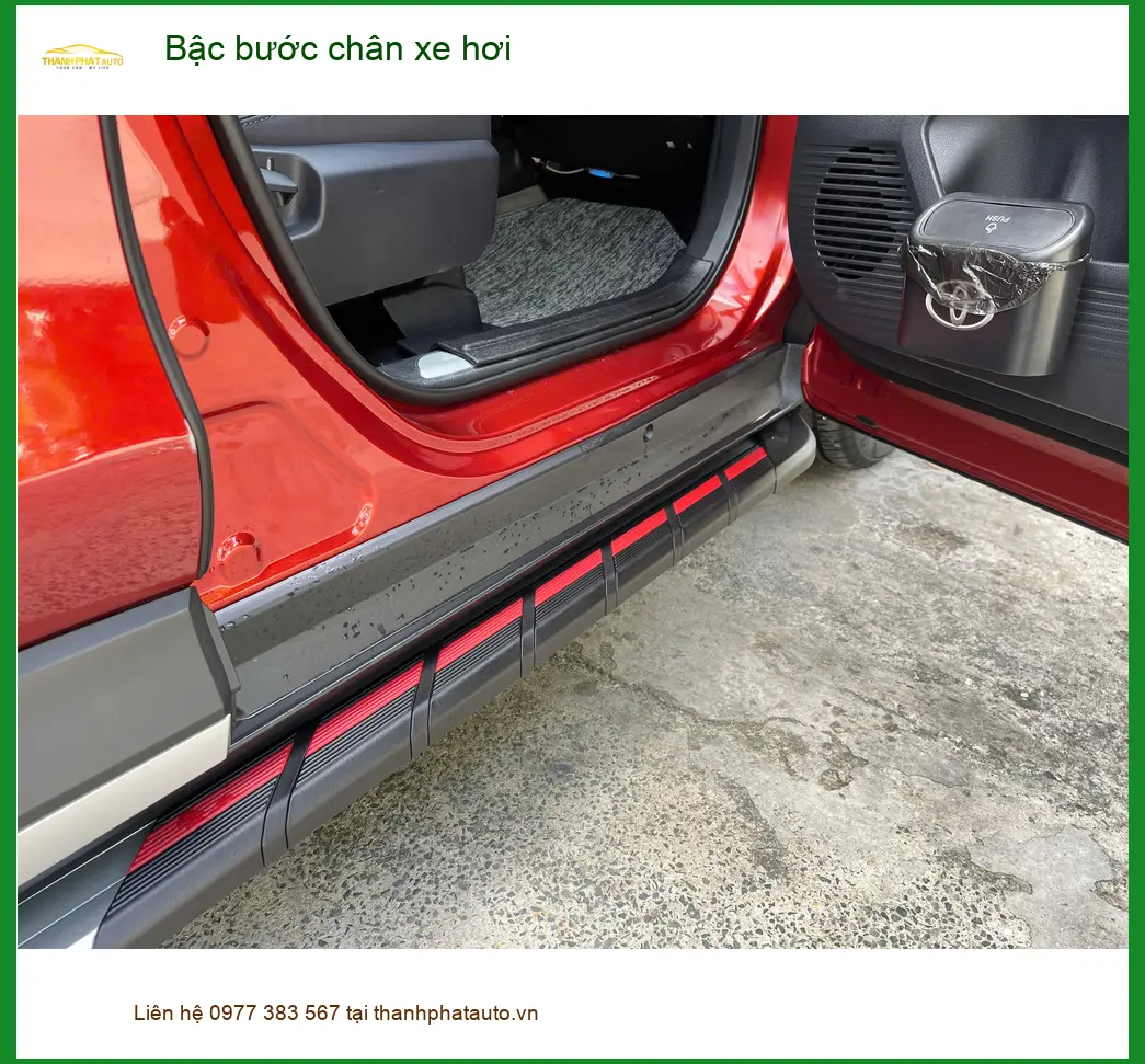 Chú Mạnh lắp bậc bước chân xe hơi cho Toyota Fortuner ở Củ Chi ảnh thực tế 3