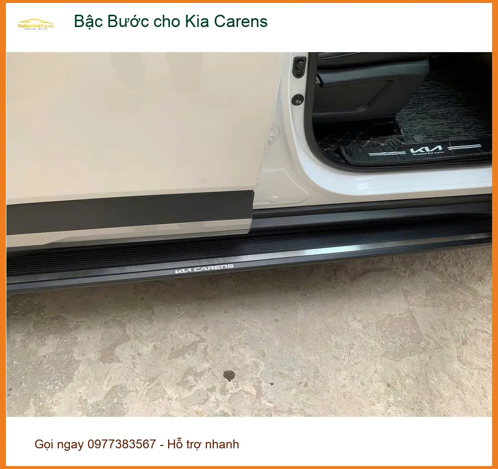 Cô Ánh Nguyệt lắp Bậc Bước cho Kia Carens Quận 6 giúp lên xuống dễ hơn ảnh thực tế 4